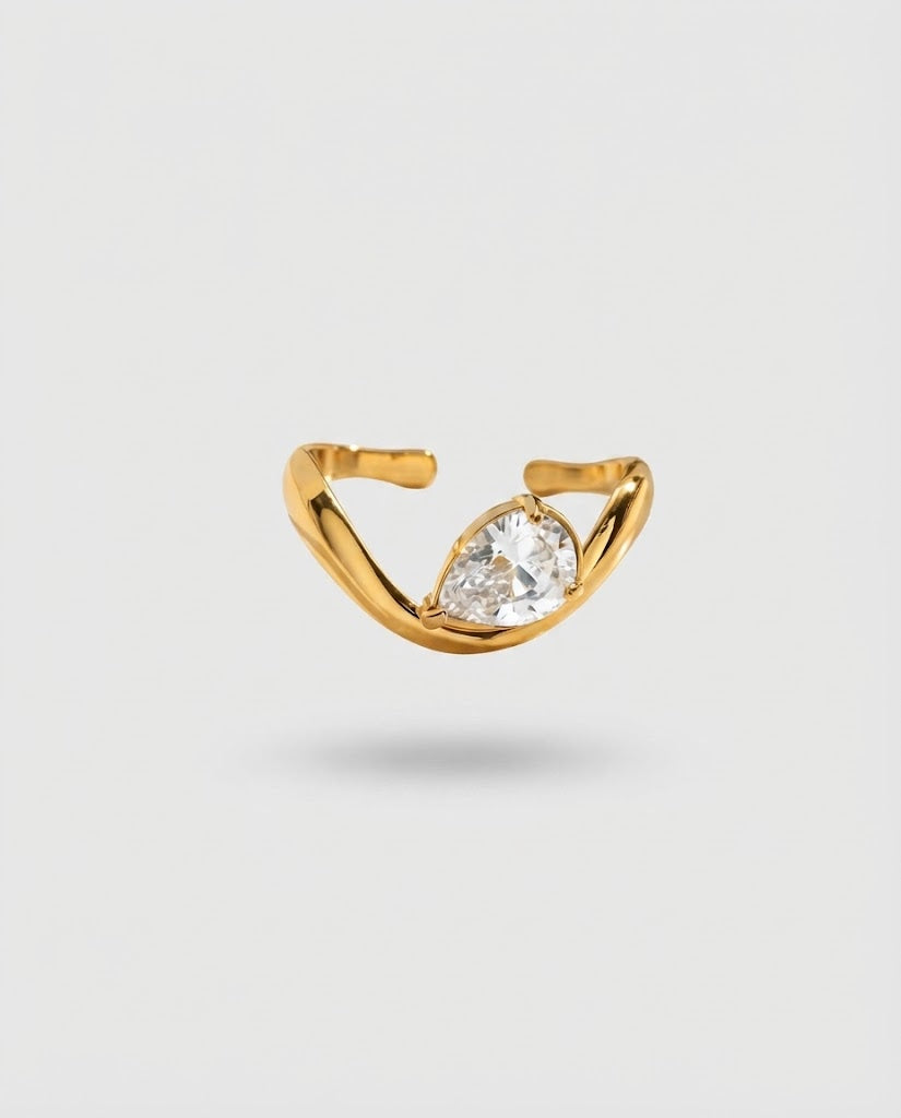 Aurelia Pear Ring