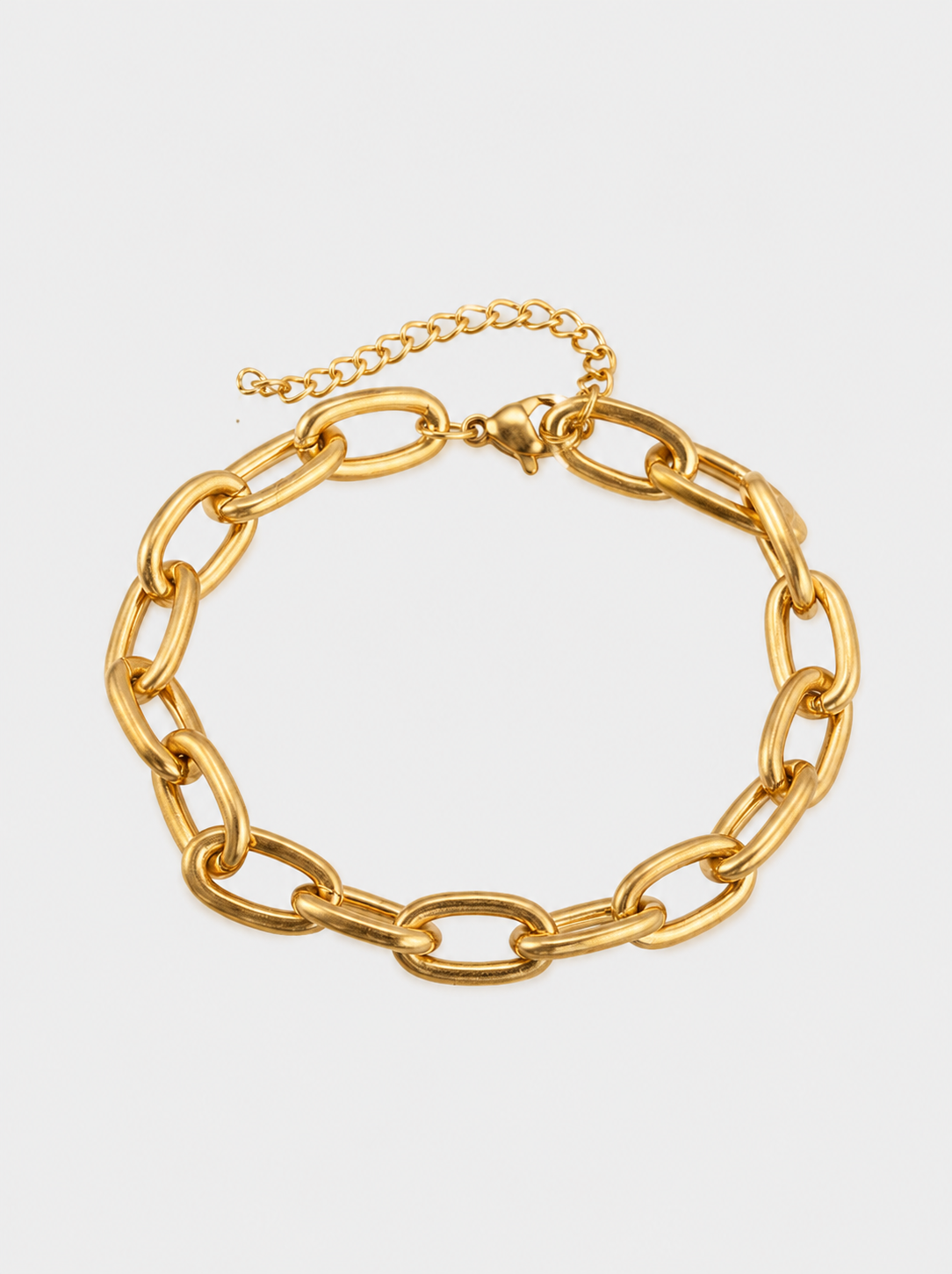 Classic Oval Link Bracelet - Gold