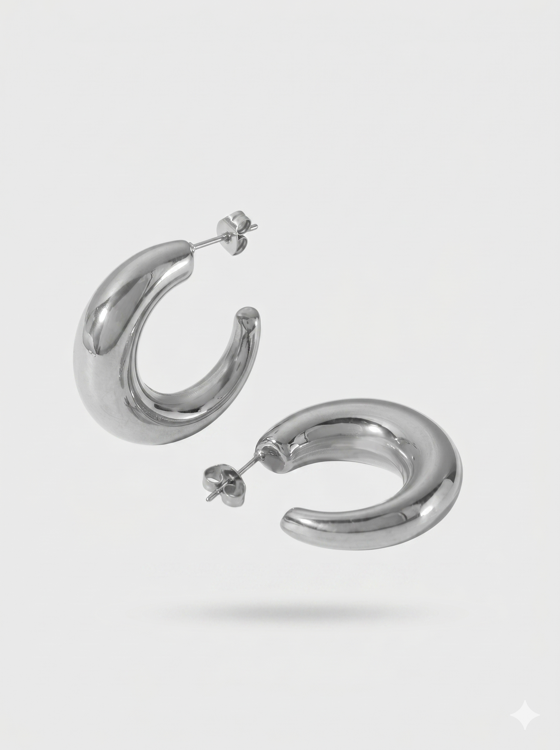 Nina Crescent Hoop Earrings