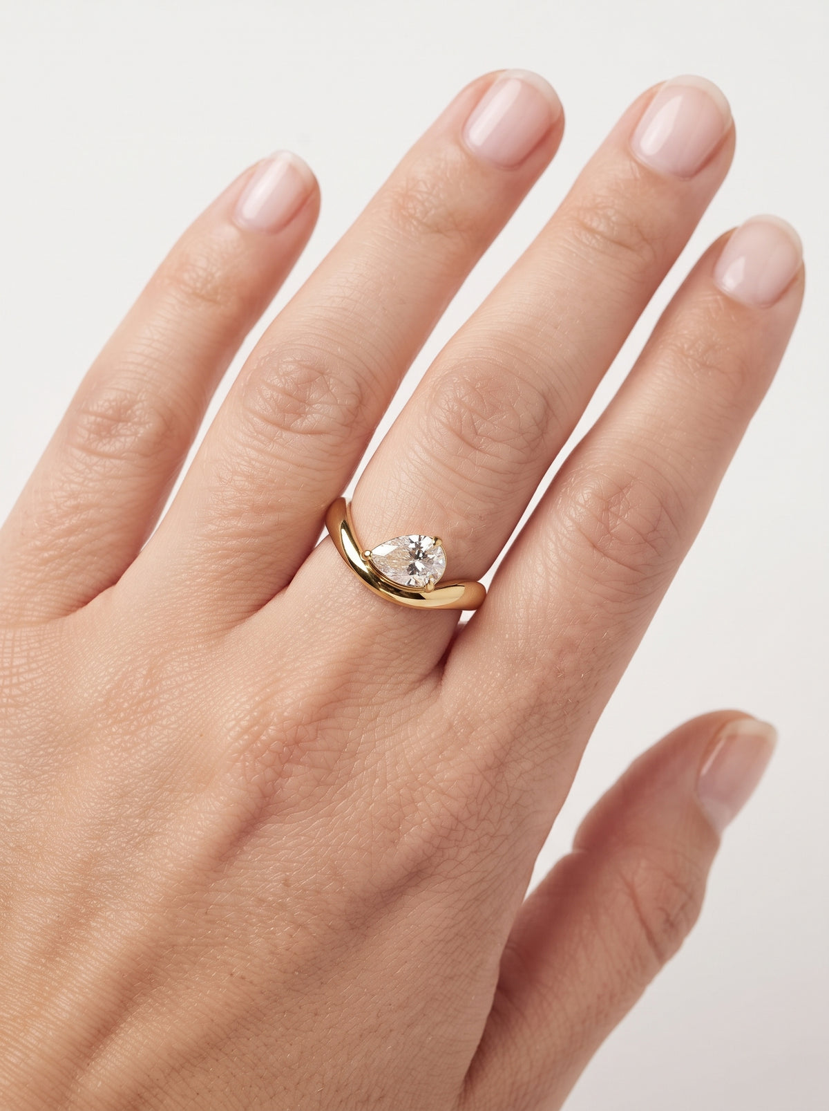 Aurelia Pear Ring