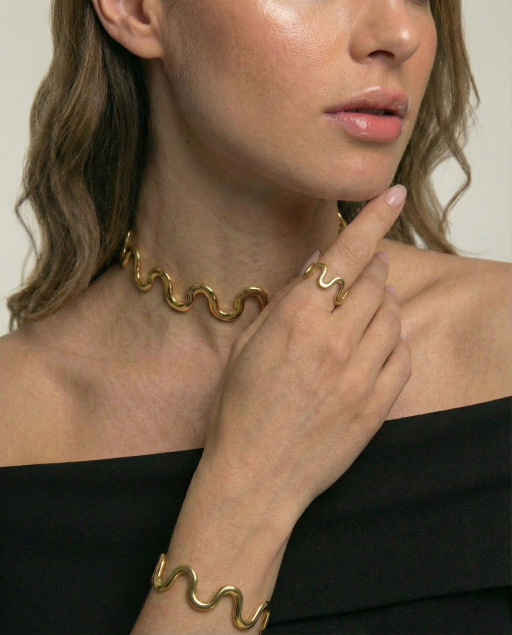Alexandria Wavy Ring