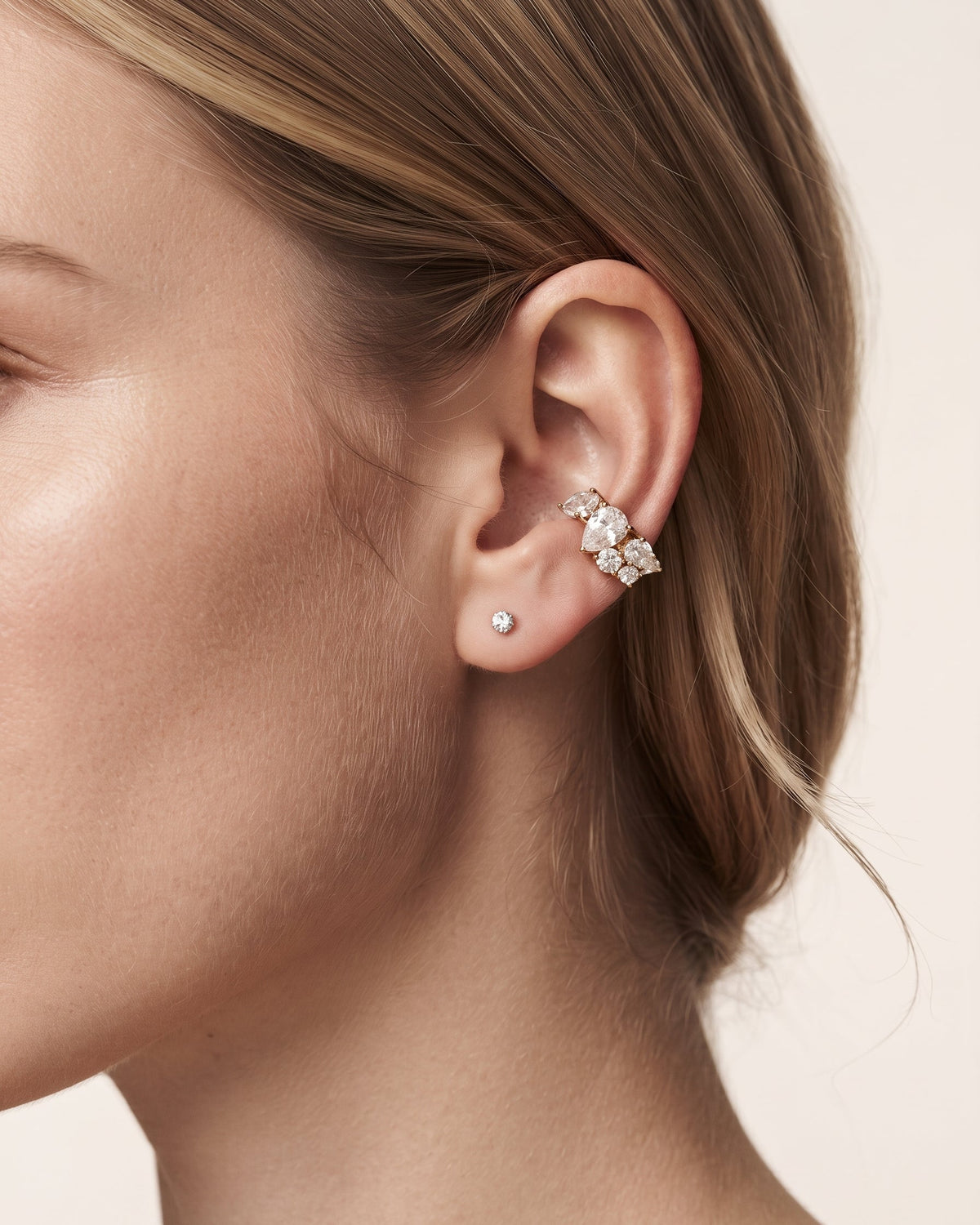 Ariane Crystal Ear Cuff
