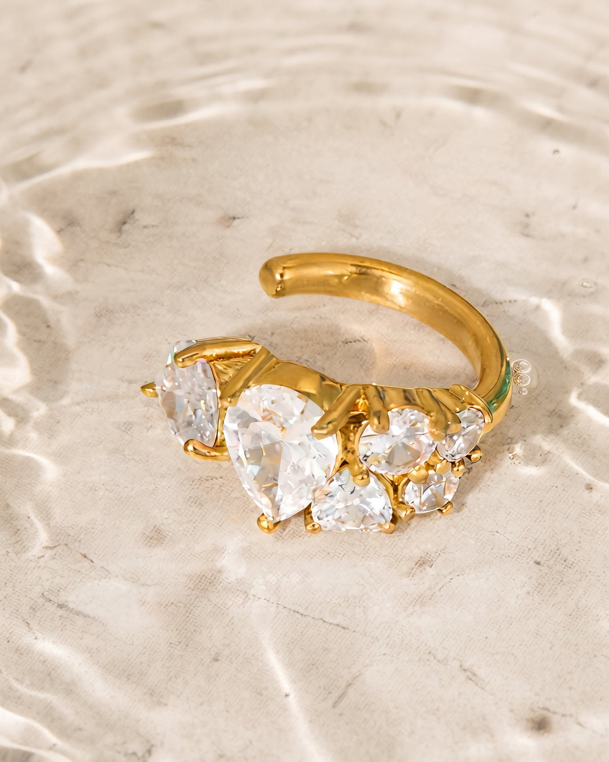 Ariane Crystal Ear Cuff