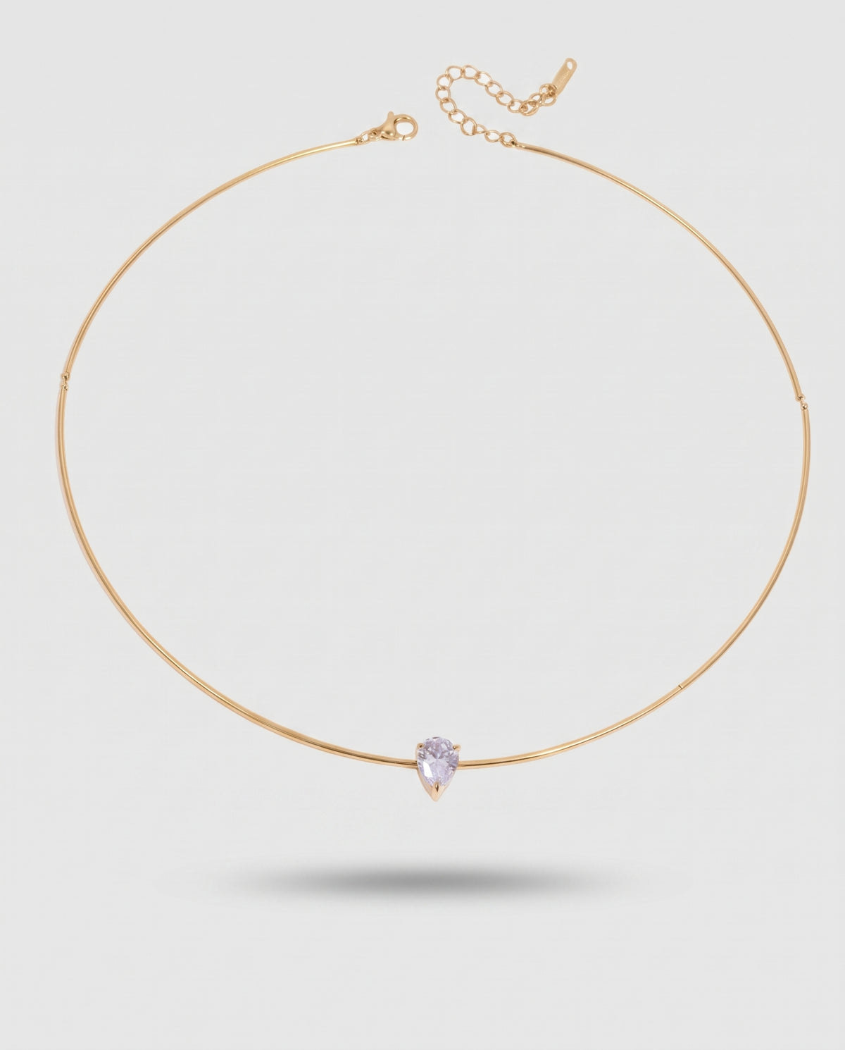 Isaline Pear Crystal Choker
