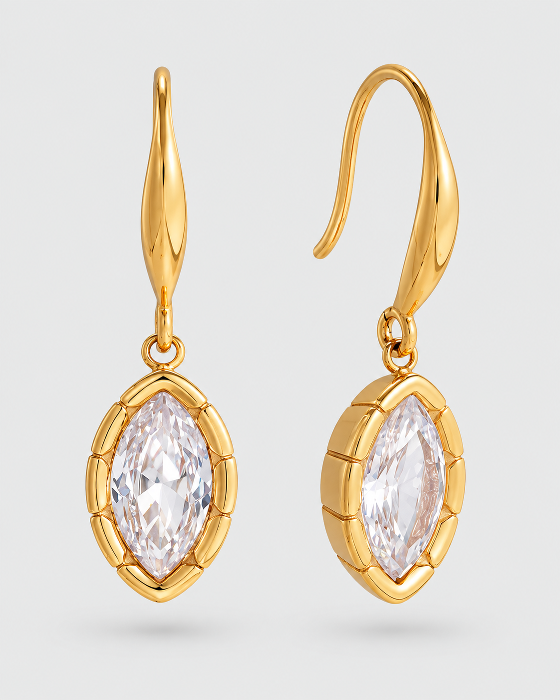 Eveline Crystal Drop Earrings