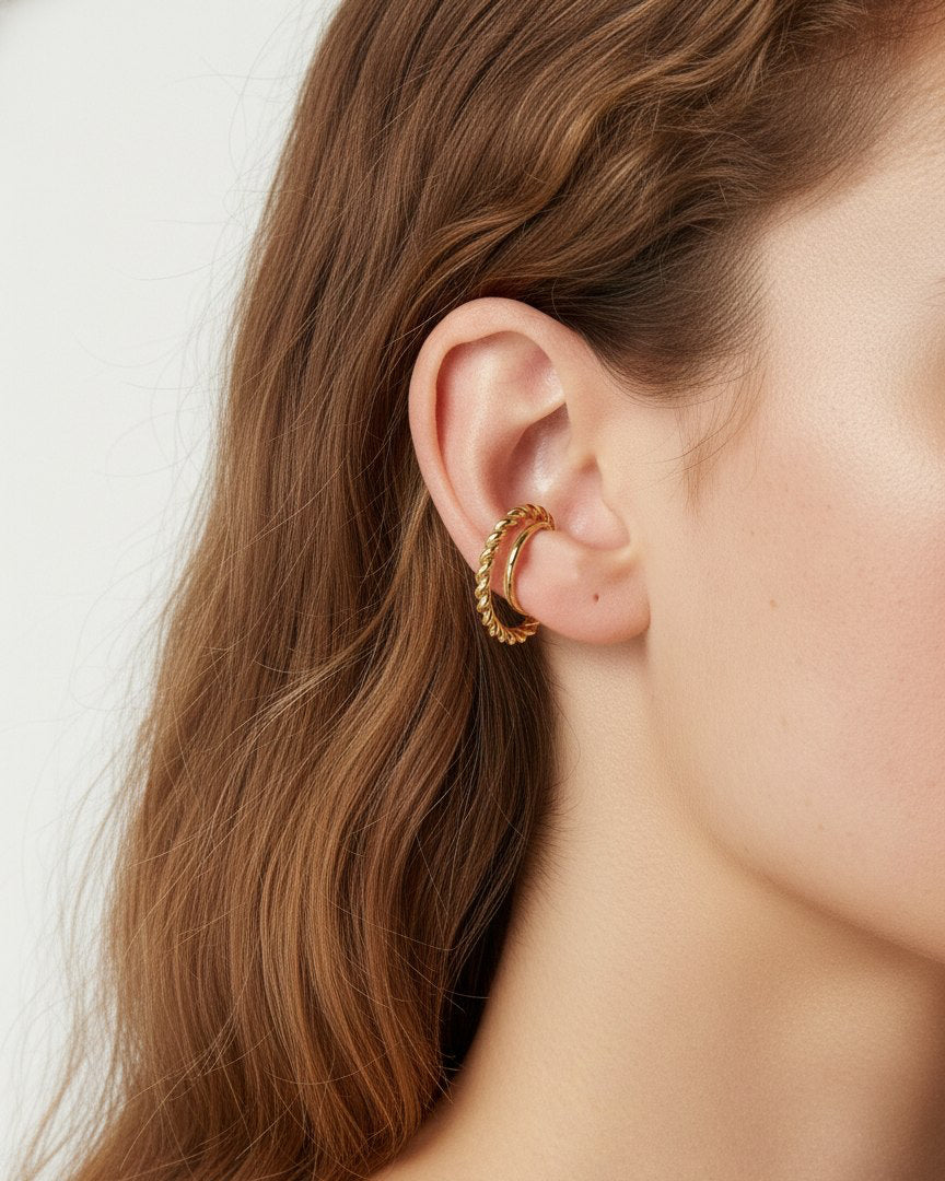 Twisted Valencia Ear Cuff