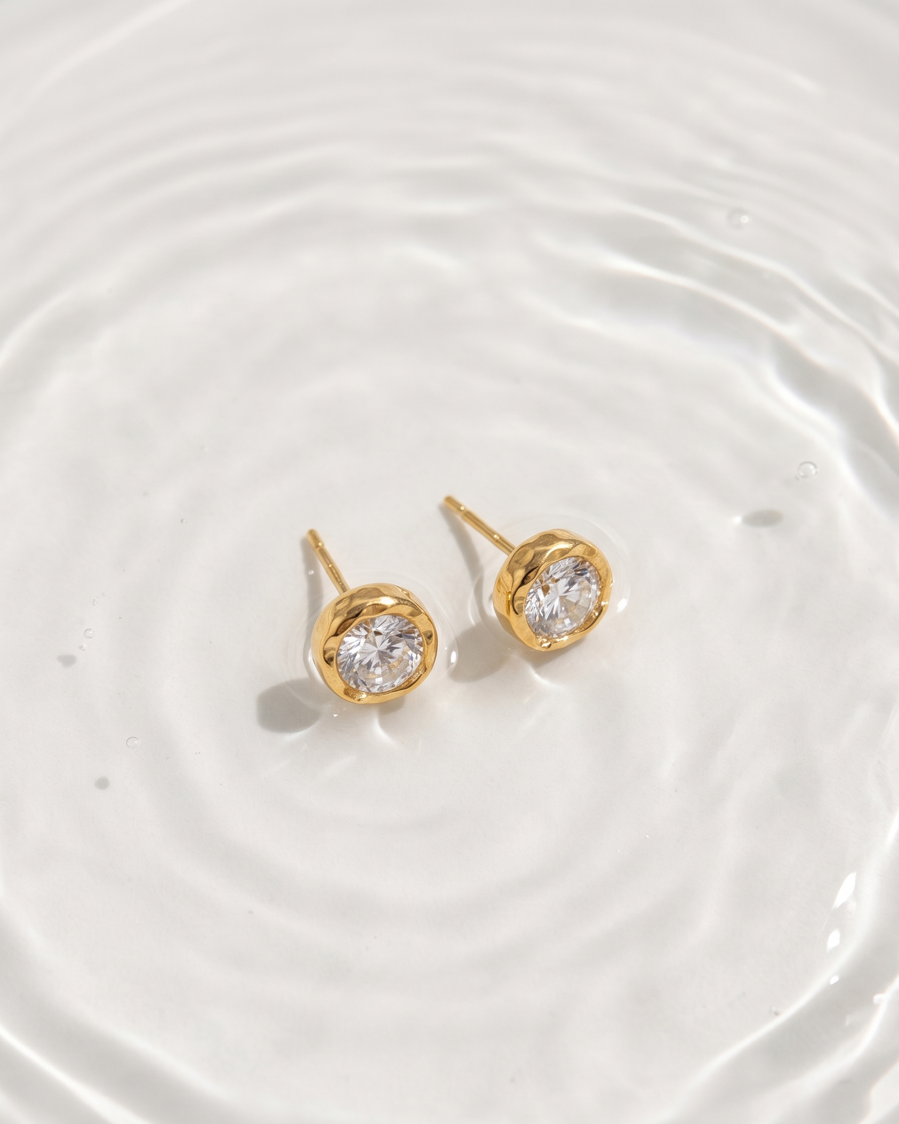 Amalfi Round Stud Earrings