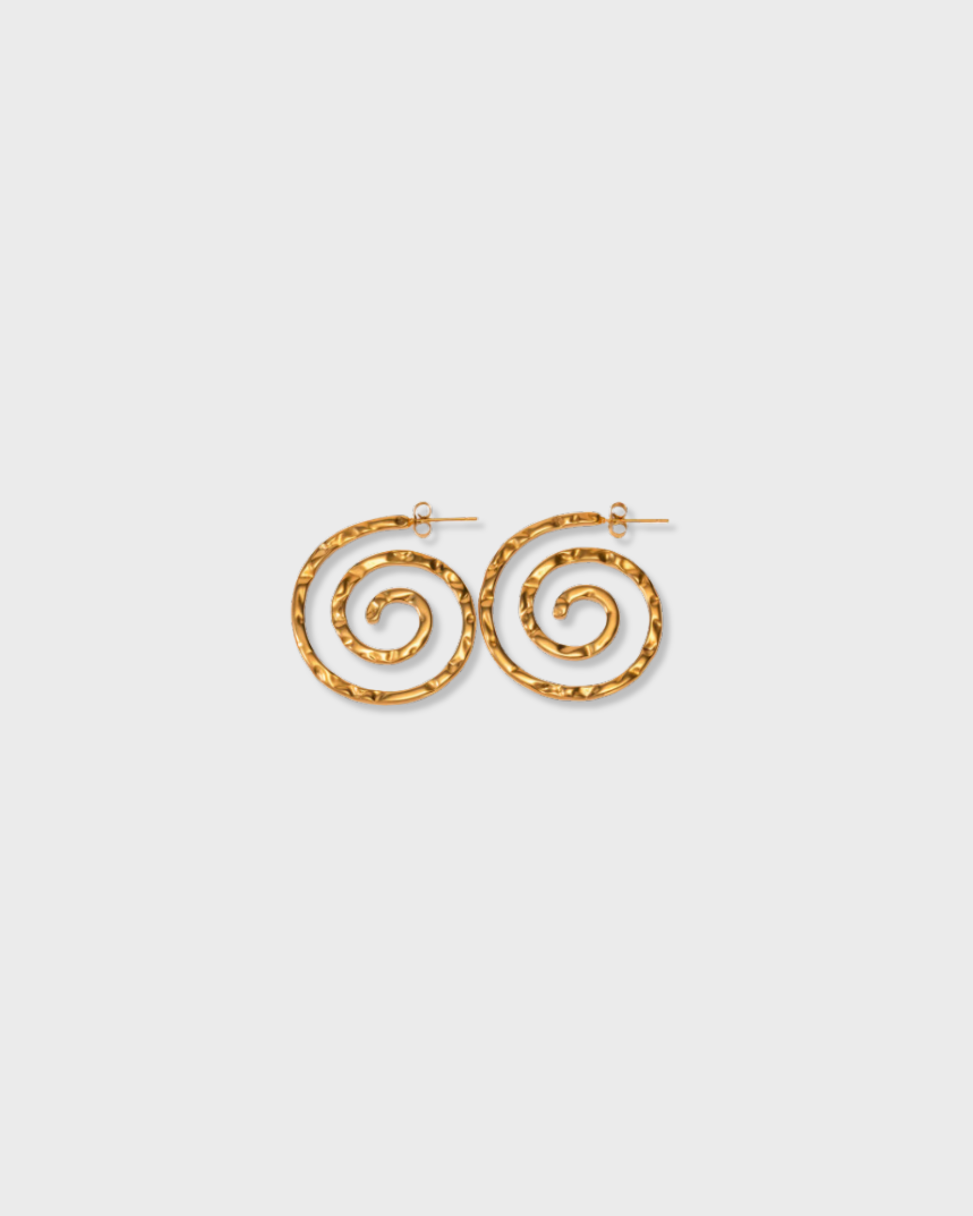 Spiral Hoop Earrings