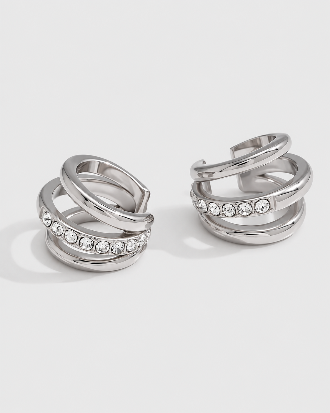 Eliana Crystal Ear Cuffs